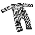 Zebra Print Baby Gro, 0-6 months
