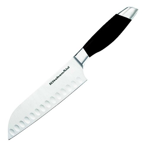 KitchenAid 7 in. Santoku Knife, Black
