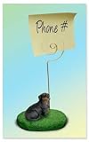 Memo Holder - Dachshund Black