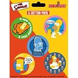 Simpsons Five Button Pack