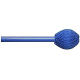 Mike Balter BB2 Basics Series Medium Keyboard Mallets with Birch Handles and Blue Yarn Head