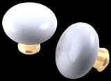 White Porcelain Door Knobs