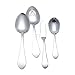 Reed & Barton Hammered Antique 18/10 Stainless Steel 4-Piece Flatware Hostess Set