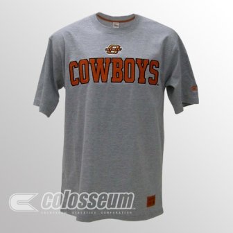 Buy Oklahoma State Licensed Embroidered Logo T-Shirt by Colosseum Athletics