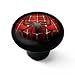 Spiderman Decorative High Gloss Black Ceramic Drawer Knob