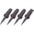 Speaker Cabinet 3/8" Toe Spike Set 4 Pcs.