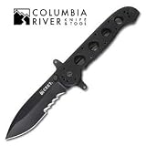 Columbia River Knife and Tool's M21-14SFG Special Forces Big Dog Deep-Bellied Spear Point Knife with Veff Serrated Blade