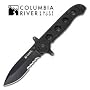 Columbia River Knife and Tool's M21-14SFG Special Forces Big Dog Deep-Bellied Spear Point Knife with Veff Serrated Blade