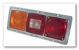SMALL TRAILER LTG,RED,VERSALITE RCSD MNT W/YELLOW TURN,LH,RETAIL