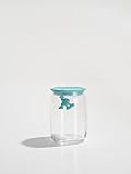 A di Alessi Gianni Glass Jar, Blue Lid, 90Cl (Amdr05Az)
