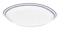 Corelle Livingware 12-1/4-Inch Serving Platter, Classic Caf&iquest; Blue
