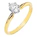 Gorgeous! Women's 14k White/Yellow-gold 7x5MM=(1CT) Polished Moissanite Solitaire Engagement Ring