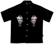 Snake Skull Embroidered Biker Shirt, Jawbreaker, Dragonfly