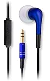 Earpollution EP-LB-MIC-BLUE Luxe MicroBud with Mic (Blue)