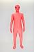 Invisible Man Alien-red Body Suit