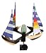 Toland Home Garden 240102 Aero Sailboat with Solar Beacon Light