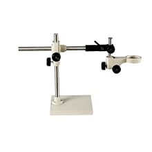 Ample Scientific BMSD-T Stainless Steel Stereo Microscope Table Top Boom Stand with Rectangular Base