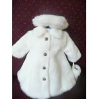 American Girl Doll Clothes - Satin-Lined FUR COAT w/HAT & MUFFS - American Girl Locker