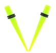 Acrylic Neon Taper - Green - 2G - Sold as a Pair