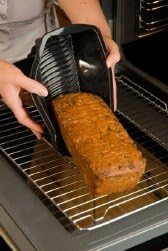 WellBake Large Loaf Pan, 9.5 Inch x 4 Inch (2lb). Heavy Duty Nonstick Silicone Bakeware + 10 Year Guarantee