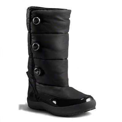 Coach Polina Nylon Puffy Boot A7590 (Black, 7)