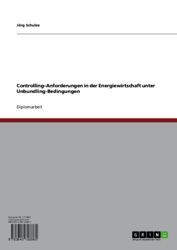 Controlling-Anforderungen in der Energiewirtschaft unter Unbundling-Bedingungen (German Edition)