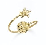 14K Byps Strfsh/SndDlr TOE RING - GH24193