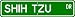 shih tzu - Shih Tzu STREET SIGN ~ High Quality Aluminum ~ Dog Lover