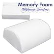 Contoured Memory Foam Lumbar Support Cushion