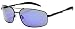 Aviator Sunglasses P37 Spring Hinges Colored Mirror Lens