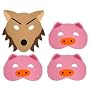 Story Telling Play Masks - Three Little Pigs