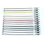 Glasser X Series Carbon Graphite Red 3/4 Violin Bow with White Hair