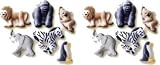 Zoo Cakes Cupcakes Cookies - Safari/Zoo Animals Edible Hard Sugar Decorations