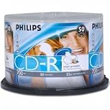 PHILIPS 50PK Printable 52X CDR