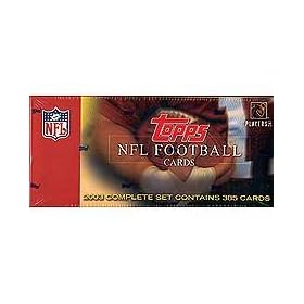 2003 Topps Football Factory Sealed 385 Card Set Loaded with Stars Including Michael Vick, Brett Favre, Emmitt Smith, Jerry Rice Plus Rookie Cards of Carson Palmer, Rex Grossman, Anquan Boldin, Willis Mcgahee, Byron Leftwich and Others!