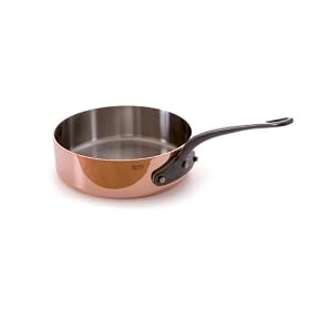 Mauviel Copper 11-Inch Saute Pan, Cast-Iron Handle by Mauviel