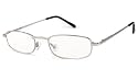 Able Vision Full Readers (Men) Reading Glasses - R9951 Shiny Silver