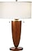 Kathy Ireland Deco Steel & Wood Walnut Table Lamp
