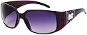 Rectangular Shaped Frame Smoke / Brown lens Acrylic Fashion Sunglasses - Close-out Sale !
