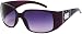 Rectangular Shaped Frame Smoke / Brown lens Acrylic Fashion Sunglasses - Close-out Sa...