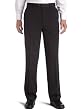 Louis Raphael Men's Poly Rayon Gabardine Solid Flat Front Dress Pant