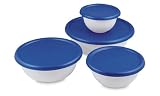 Sterilite Corp. 07479406 8-Piece Covered Bowl Set