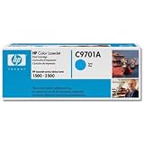 Original HP Color LaserJet C9701A Cyan Print Cartridge in Retail Packaging