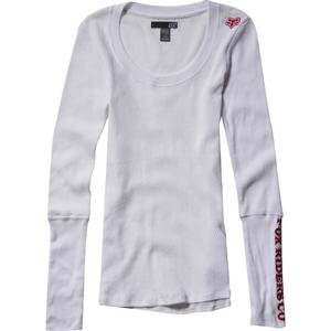 Fox Racing Womens Reunion Long Sleeve Thermal Shirt - Large/White