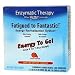 TRIPLE VALUE PACK of Enzymatic Therapy Fatigued to Fantastic Energy to Go Berry Trave ONLY $37.87. This Energy To Go box contains a 7 day supply of the Fatigued to Fantastic Energy Revitalization System. It is supplied in 7 individual serving packets of the Daily Energy Enfusion mix and 7 capsules of the Daily Energy B Complex. These convenient easy-to-carry, travel-sized packets are great to take to the office, take on vacation or take whenever you need a pick-me-up energy enfusion. These packets are the new Berry Splash flavor. Millions of Americans suffer from lack of daytime energy, often followed by restless sleep. Available for immediate shipment (subject to stock level). ORDER Enzymatic Therapy Fatigued to Fantastic Energy to Go Berry Trave Today!
