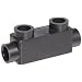 Morris Products 97020 Insulated In-Line Splice, Black, 2/0 - 14 Wire Range, 7/32" Allen Hex, 3.25" Length, .87" Width, 1.52" Height
