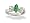 14K White Gold Genuine Marquise Emerald and Diamond Bow Ring - Size 4