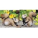 HERITAGE DECORATIVE LAWN ORNAMENT SQUIRREL BABY ASSORTMENT