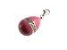 Monili sterling silver and pink enamel egg with CZ charm