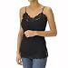Women's Crinkle Camisole - Ebony (XXL)